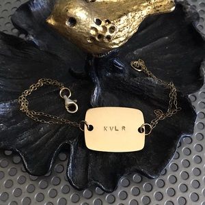 🖤KVLR engraved bracelet